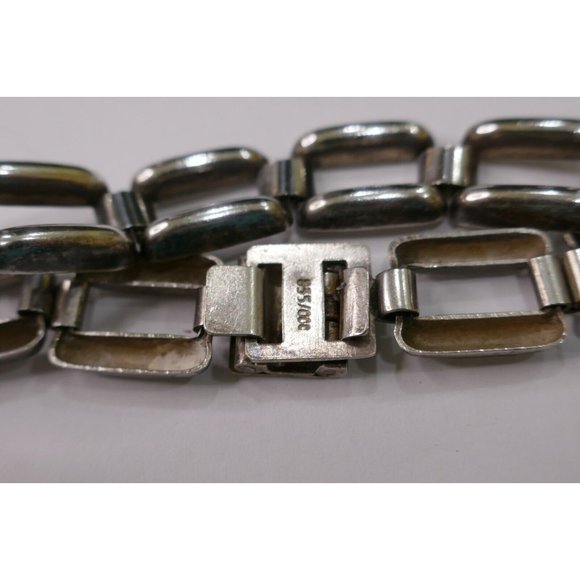 Rare VTG German 835 Silver Bracelet DRGM Deutsches Reichsgebrauchsmuster Mark - Picture 4 of 12